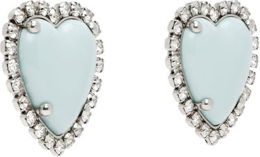 Обеци Valentino Valentino Garavani Hyperbole Heart Earrings Синьо | 6W0J0Z47CEL, 1