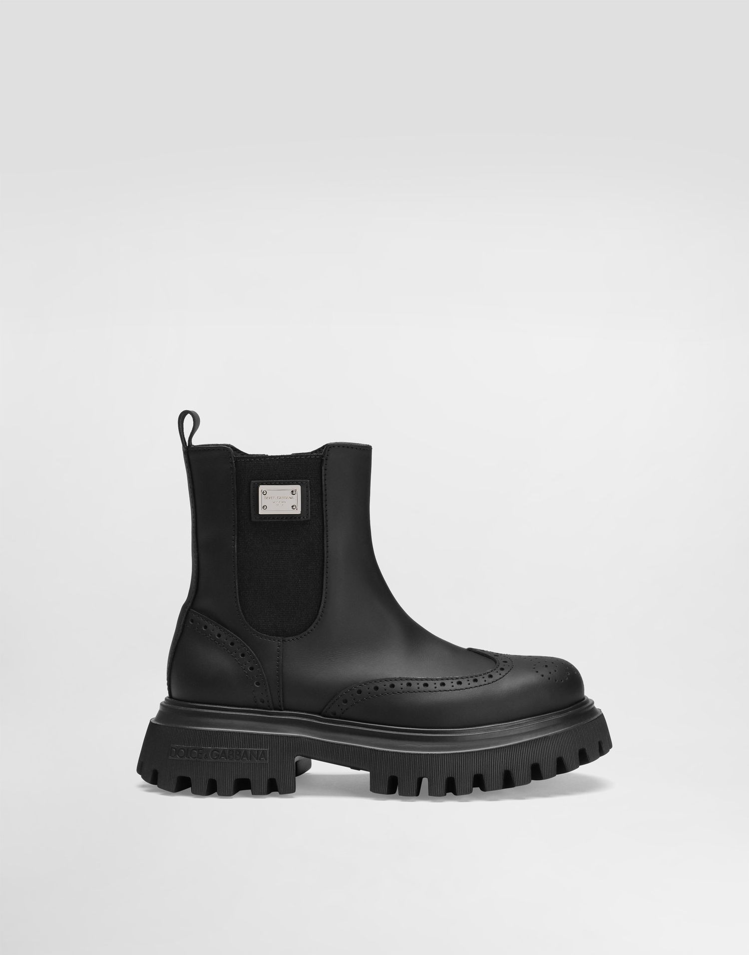 Аксесоари Dolce & Gabbana Dolce & Gabbana Beatles Nappa Calfskin Ankle Boots Черно | DA5295A637980999, 0