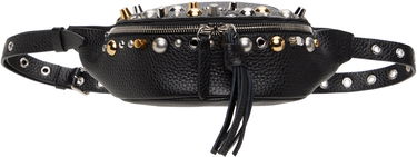 Чанта за кръста Valentino Valentino Garavani Nellcôte Studded Leather Belt Bag Черно | 6W2B0R39MJL, 0