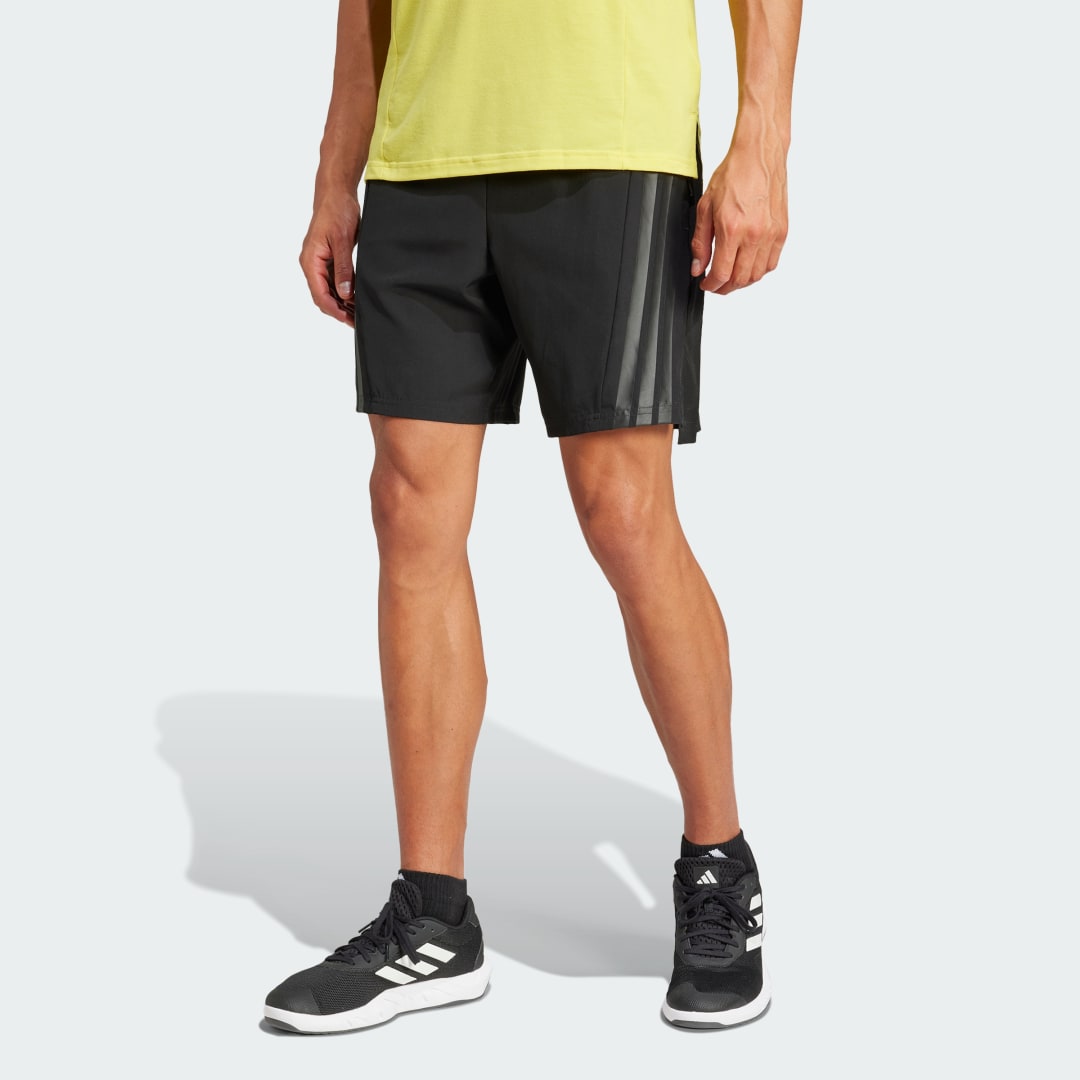 Къси панталони adidas Performance Designed-for-Training 3-Stripes Shorts Черно | JE5682, 0