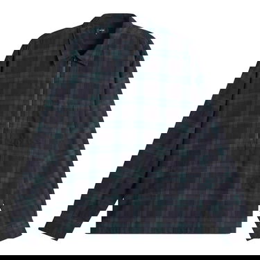 Риза BEAMS Half Zip Pullover Shirt in Black Watch, Size Small Многоцветен | 1111-1245-147-90, 1