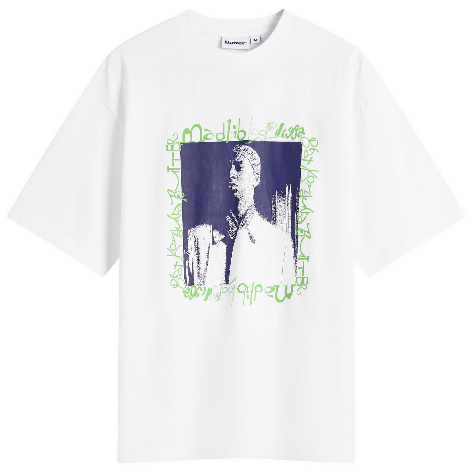 Тениска Butter Goods Madlib Loop Digga Graphic T-Shirt Бяло | BGMAD104-WHT, 0
