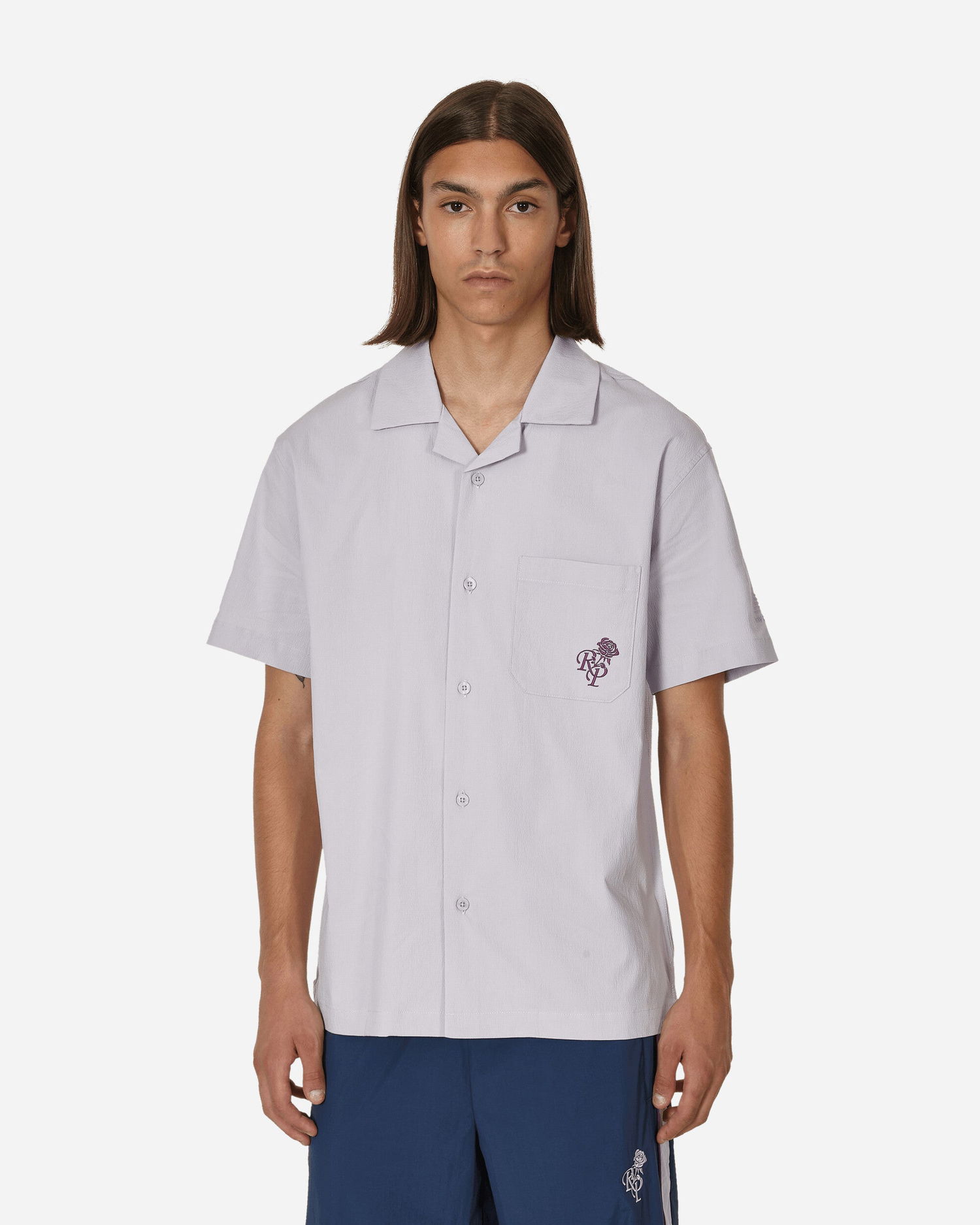 Риза New Balance Athletics Rich Paul Camp Collar Shirt Сиво | MT31566GRV, 1