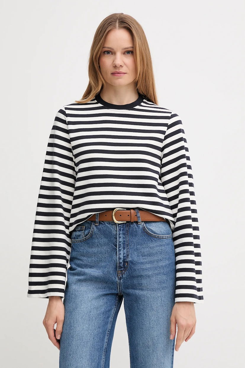 Тениска Barbour Barbour ROBYN Striped Long Sleeve T-Shirt Многоцветен | LOL0642