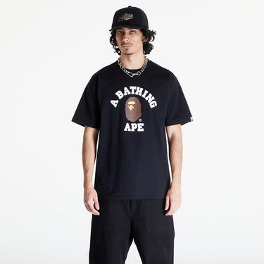 Тениска BAPE College Tee Черно | 001TEK301001M BLK, 0