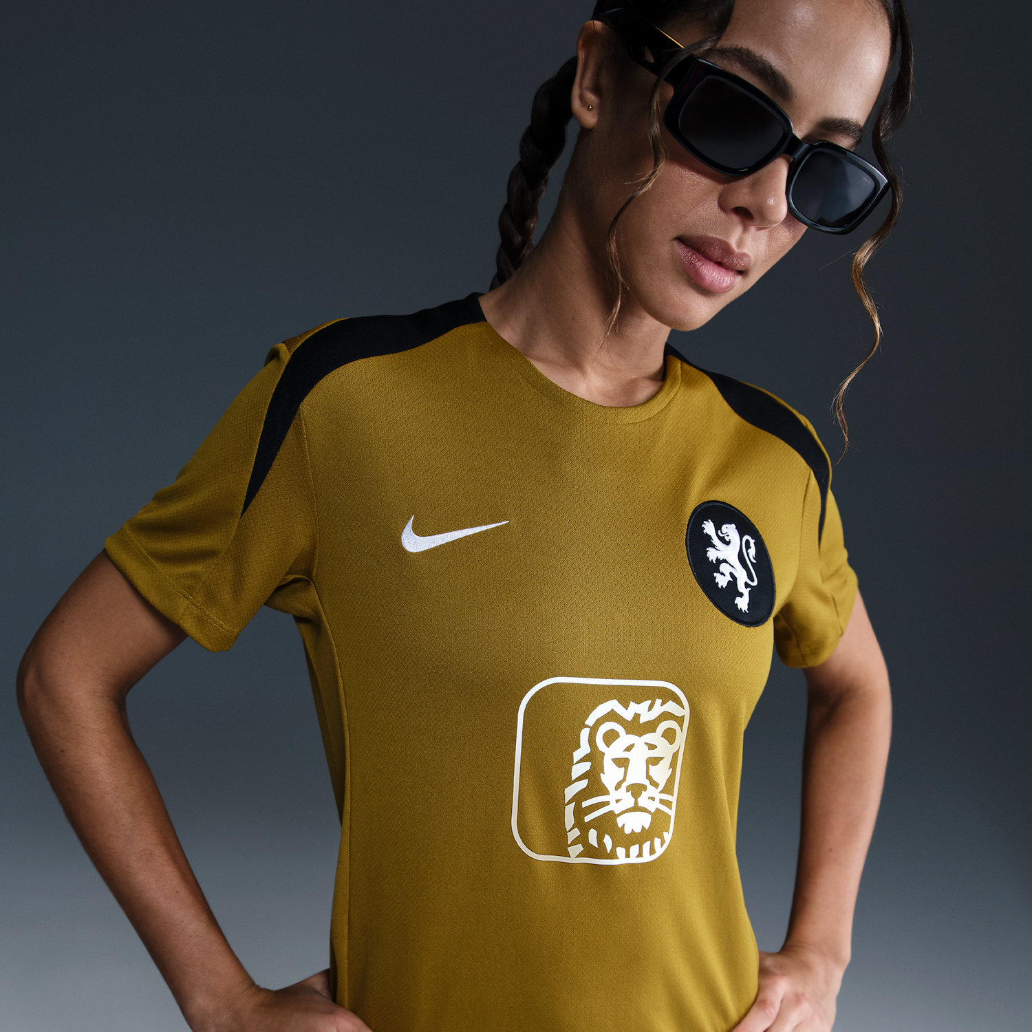 Тениска Nike Netherlands Strike Dri-FIT Short Sleeve Football T-Shirt Жълто | FZ9601-717, 0
