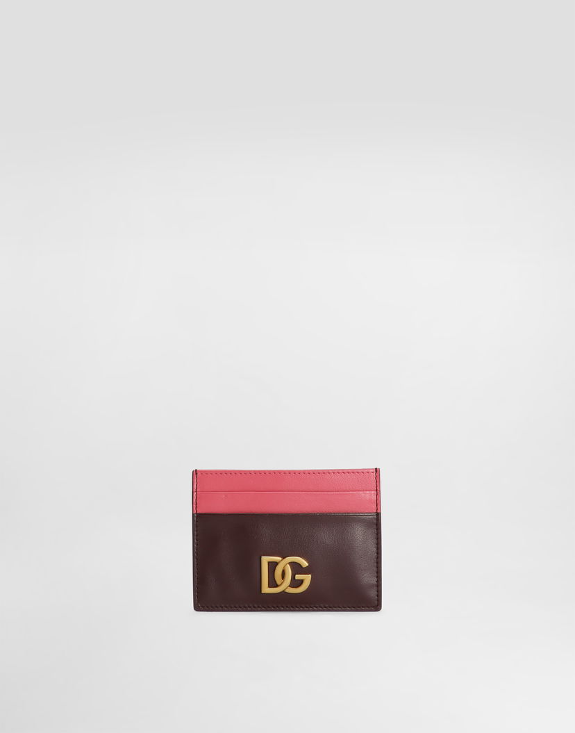 Портфейл Dolce & Gabbana Calfskin Card Holder With Dg Logo Многоцветен | BI0330A9M758K384