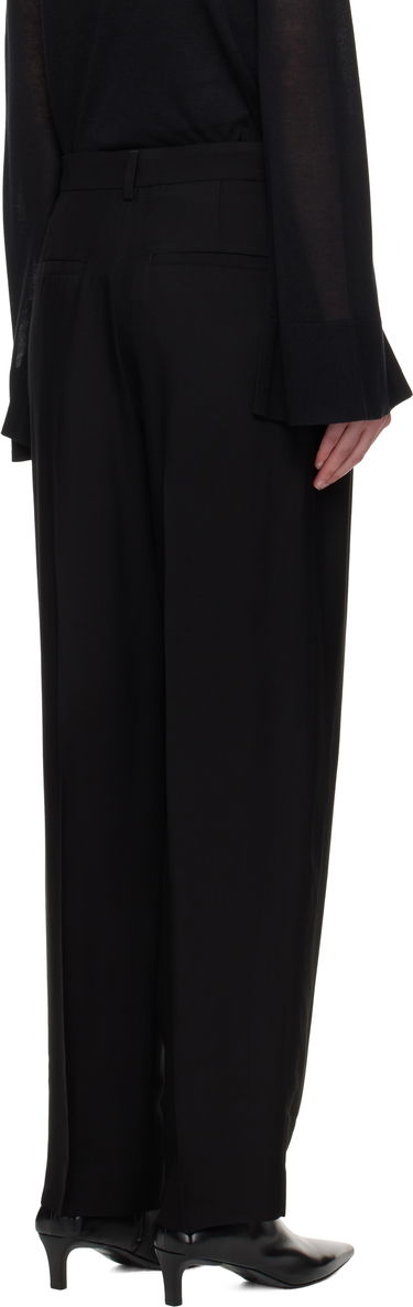 Панталони TOTEME TOTEME Double-Pleat Straight-Leg Trousers Черно | 252-WRB0289-FB0459, 2