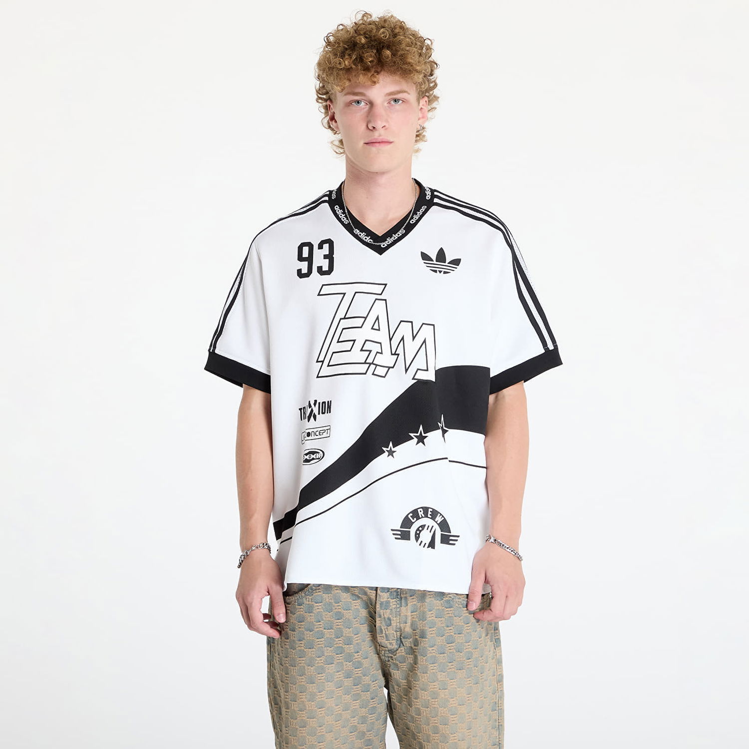 Фланелка adidas Originals Adilenium Season 2 Team 93 Jersey White Бяло | JN0808, 0