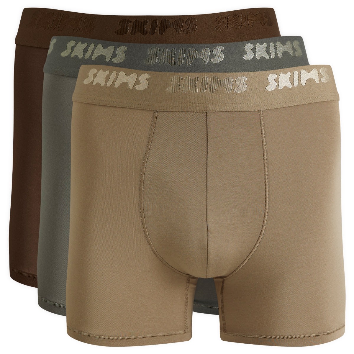Боксерки SKIMS Stretch Boxer Briefs 3-Pack Многоцветен | BO-BBR-5628M-DS, 1