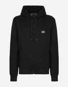 Cotton Jersey Zip-up Hoodie