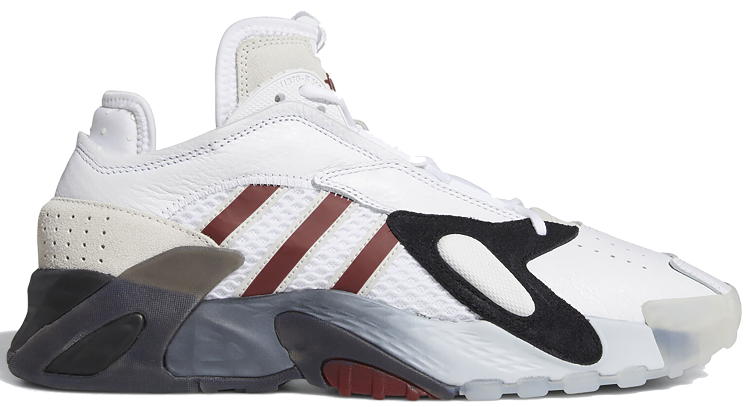 Кецове и обувки adidas Originals Streetball Cloud White Collegiate Burgundy Бяло | EF6990, 0