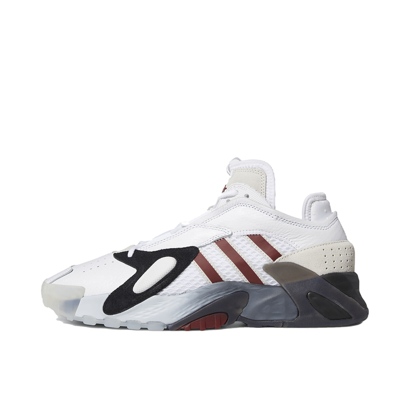 Кецове и обувки adidas Originals Streetball Cloud White Collegiate Burgundy Бяло | EF6990