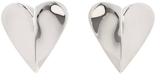 Silver Heart Earrings