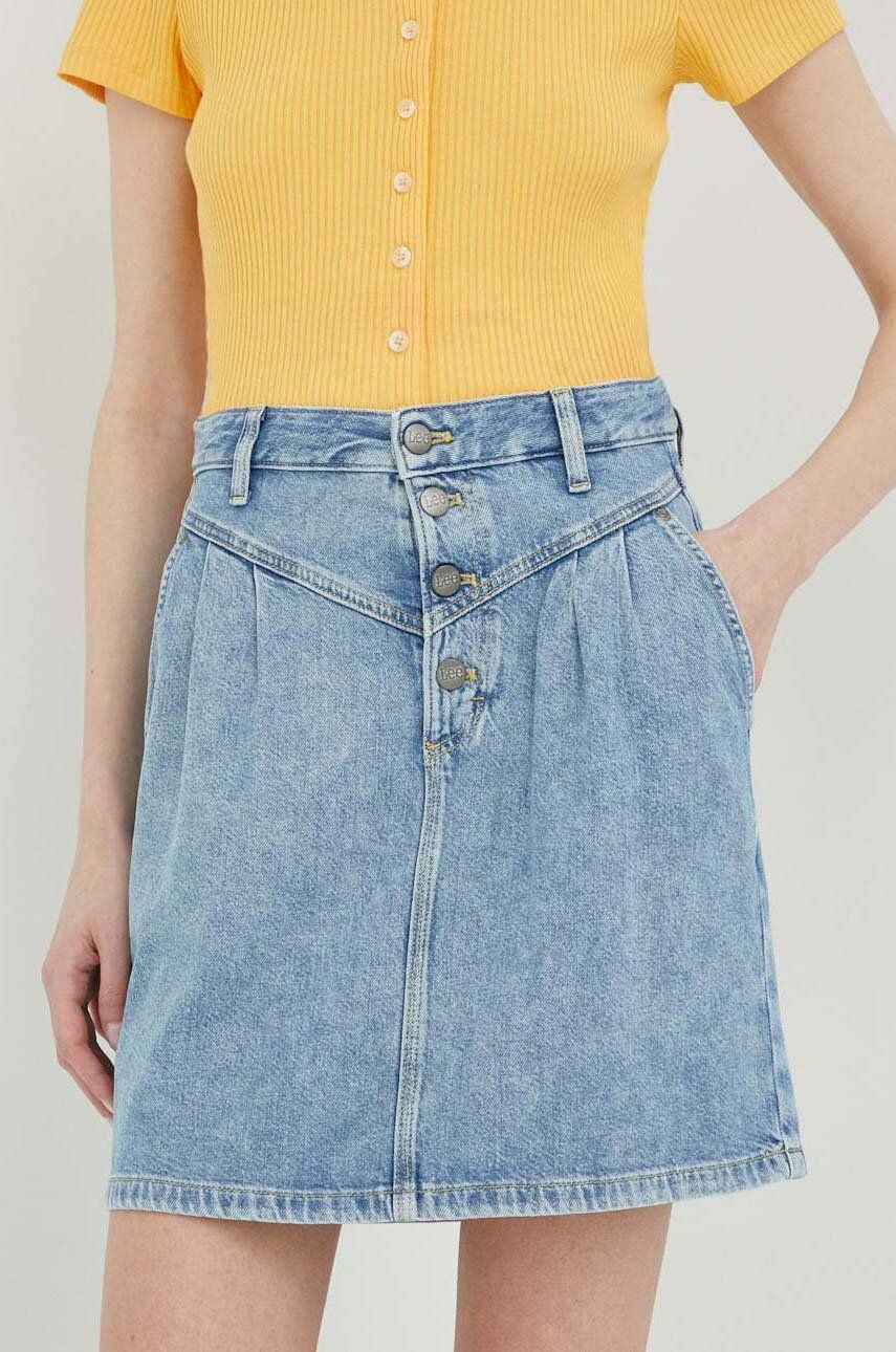 Пола Lee Denim Mini Skirt Синьо | L38DHLB20, 0