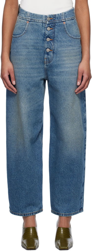 Дънки Maison Margiela MM6 Maison Margiela Button Jeans Синьо | S52LA0235 M30018, 0