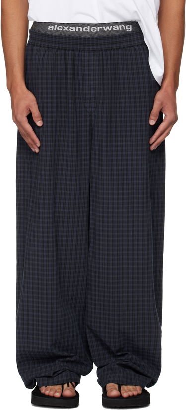 Панталони Alexander Wang Alexander Wang Relaxed Trousers Синьо | 6WC3254885, 0