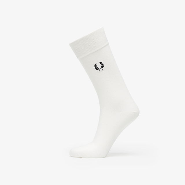 Classic Laurel Wreath Sock White