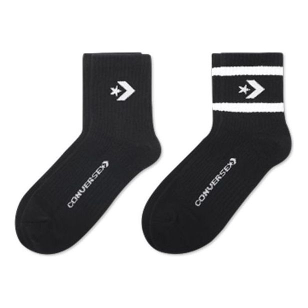 Чорапи Converse Core Twin Pack Mid-Crew Quarter Socks Черно | 10021594-A02, 0