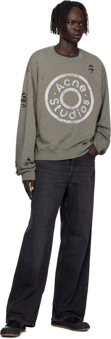 Дънки Acne Studios Acne Studios Faded Loose-Fit Jeans Черно | C00090-, 3