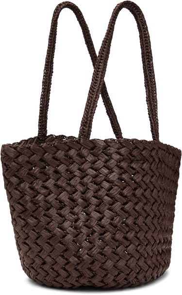 Голяма пазарска чанта The Row The Row Estelle Woven Tote Кафяво | W1655-W756, 2