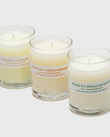 Свещи A.P.C. Kit 3 Home Fragrance Бяло | YBZAA-M84002-VAZ, 1