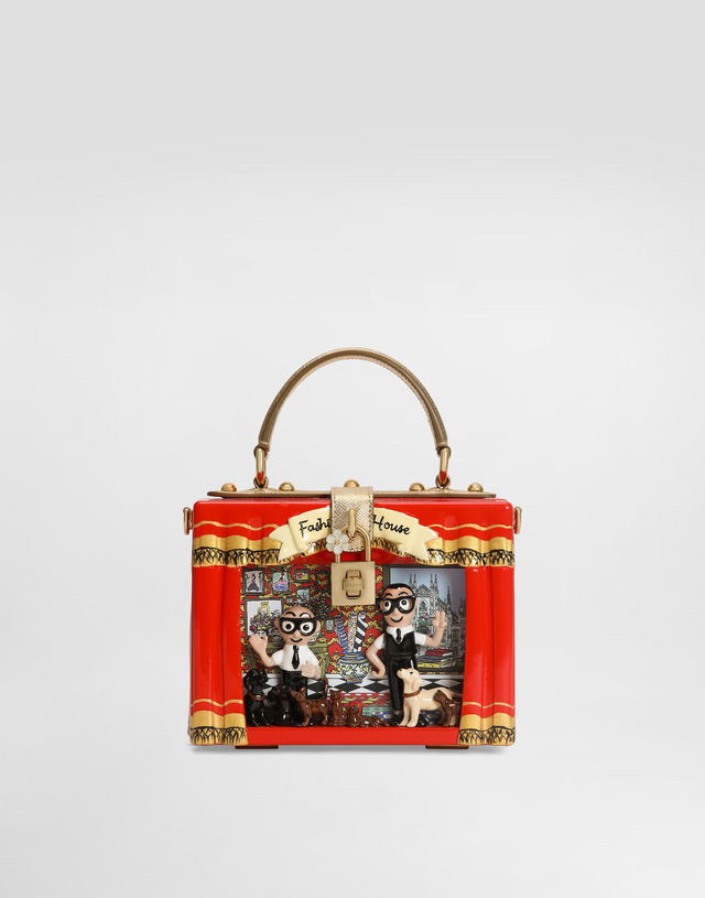 Dolce Box Painted Wood Diorama Bag