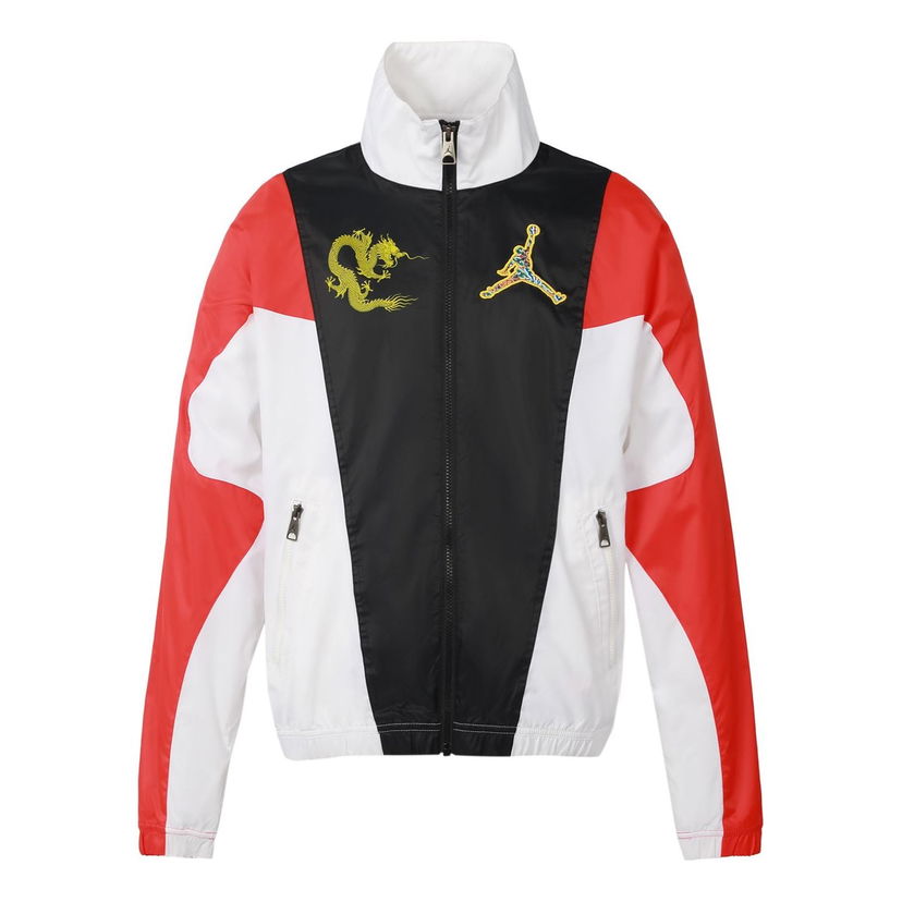 Ветровка Jordan Jordan Colorblock Splicing Stand Collar Woven Jacket Многоцветен | DB3707-100