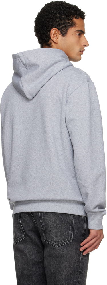 Суитчър Balmain Balmain Paris Script Logo Hoodie Сиво | FH2JR090BD30, 2