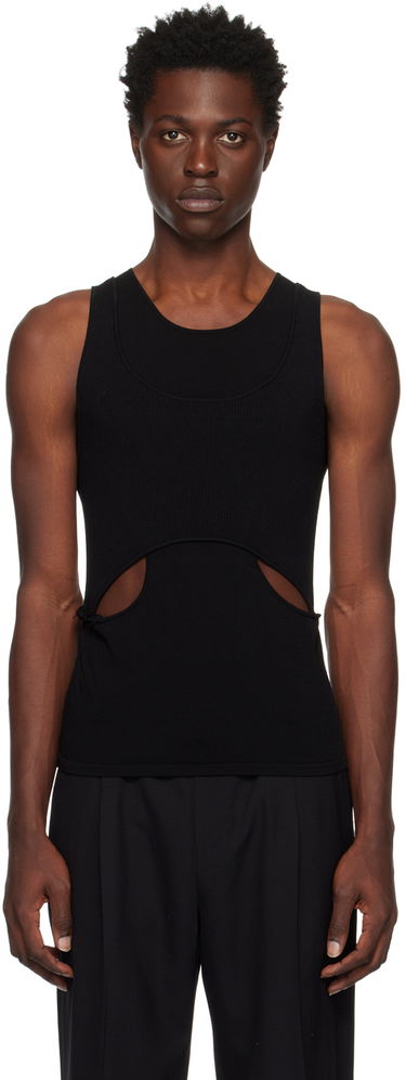 Потник Dion Lee Interlink Cutout Tank Top Черно | C7155R23, 0