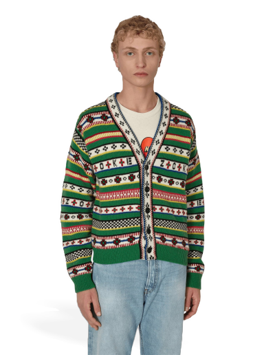 Пуловер KENZO Fairisle Jacquard Cardigan Многоцветен | FC65CA3173CH 57