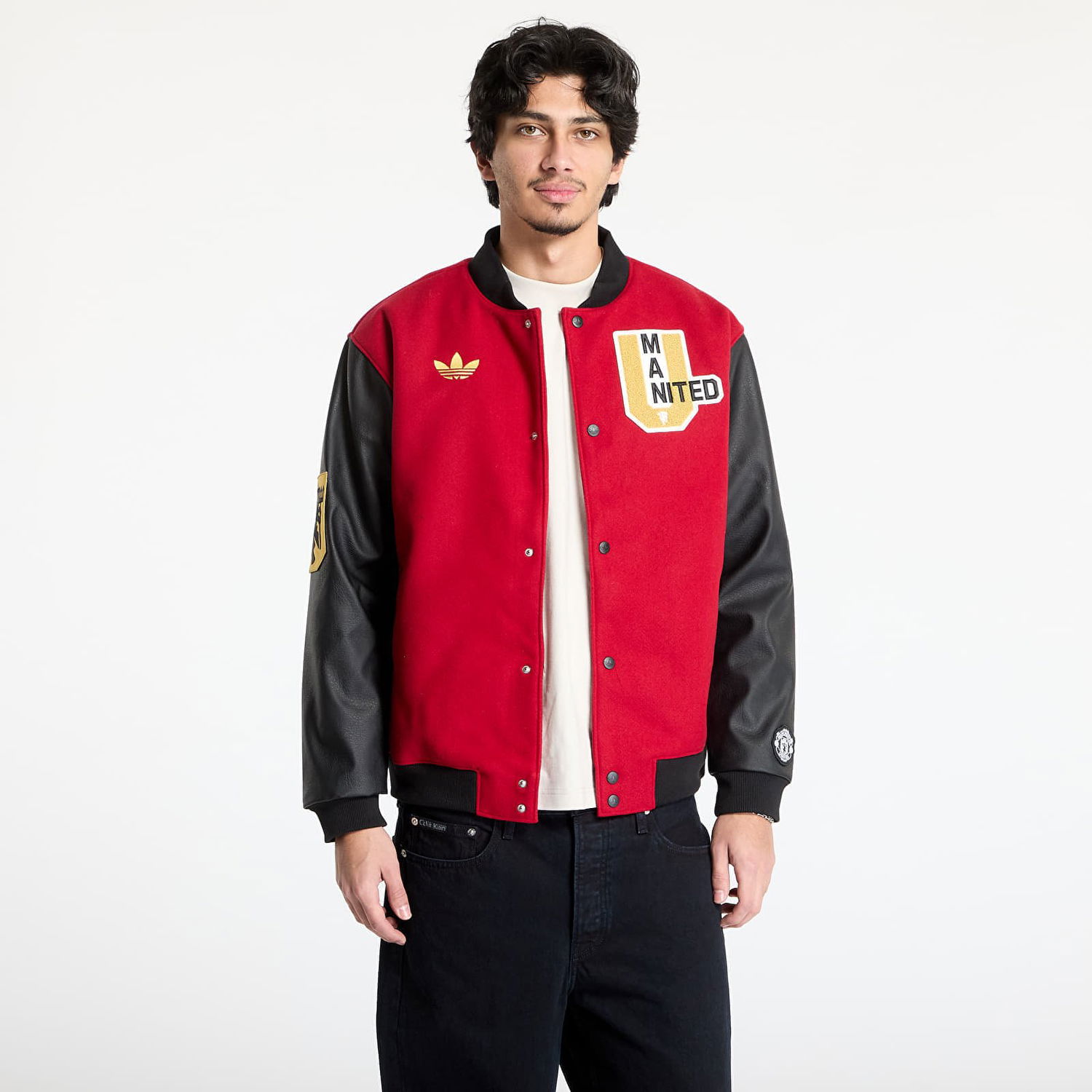 Яке бомбър adidas Originals adidas Manchester United VRCT Bomber Jacket Червено | JF0366, 0