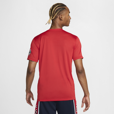Тениска Nike USA Practice Basketball Tee Червено | FQ3628-614, 2