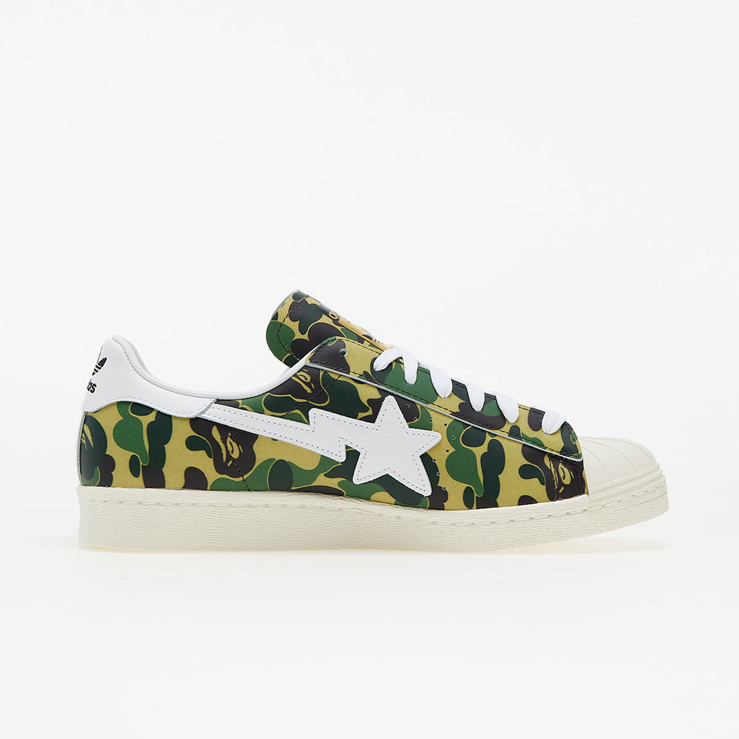 Кецове и обувки adidas Originals BAPE x Superstar 80s "ABC Camo" Зелено | GZ8981, 1