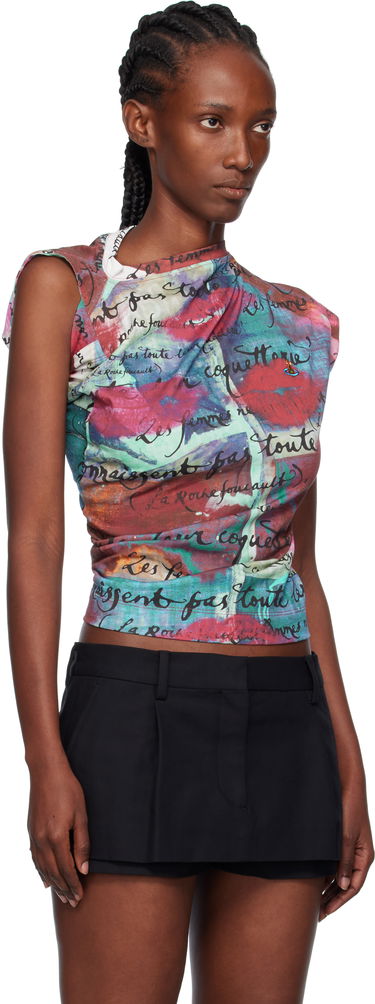 Тениска Vivienne Westwood Hebo T-Shirt Червено | 1504000A-J006F-, 4