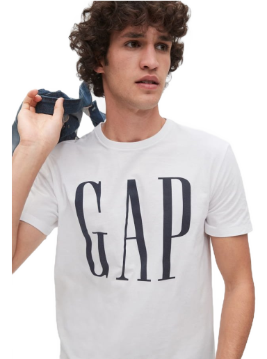 Тениска GAP Corp Logo Tee Бяло | 499950-03