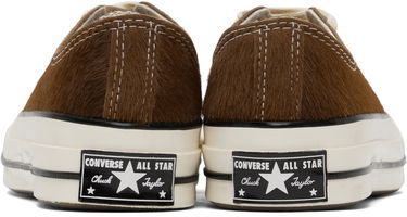 Кецове и обувки Converse Chuck 70 Premium Leather Кафяво | A13837C, 1