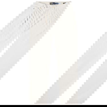 Панталони Polo by Ralph Lauren Corduroy Pleated Pant "Parchment Cream" Бяло | 710924112001, 0