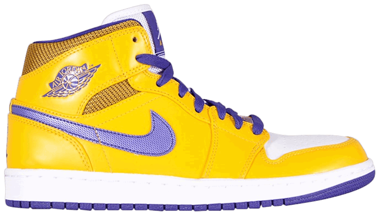 Кецове и обувки Jordan Air Jordan 1 Mid "Lakers" Жълто | 554724 708, 0