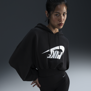 Суитчър Nike Sportswear Cropped Hoodie Черно | FV7777-010, 4