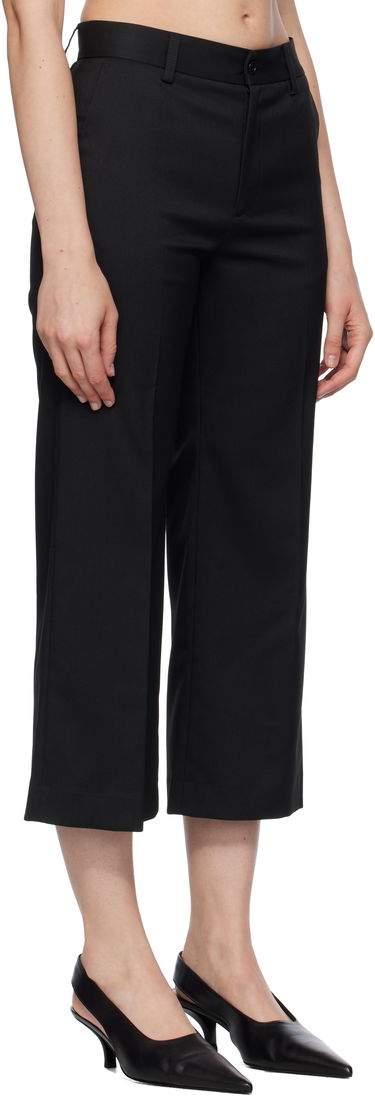 Панталони Maison Margiela MM6 Maison Margiela Tailoring Blend Cropped Trousers Черно | S52KA0535 M35227, 1