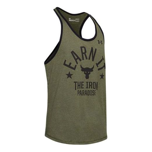 Потник Under Armour Project Rock Earn It Iron Paradise Tank Top Зелено | 1353922-315, 0