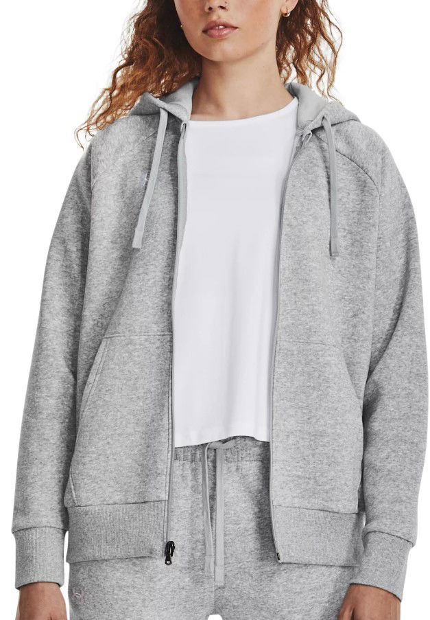 Суитчър Under Armour Rival Fleece Full-Zip Hoodie Сиво | 1379497-012, 0