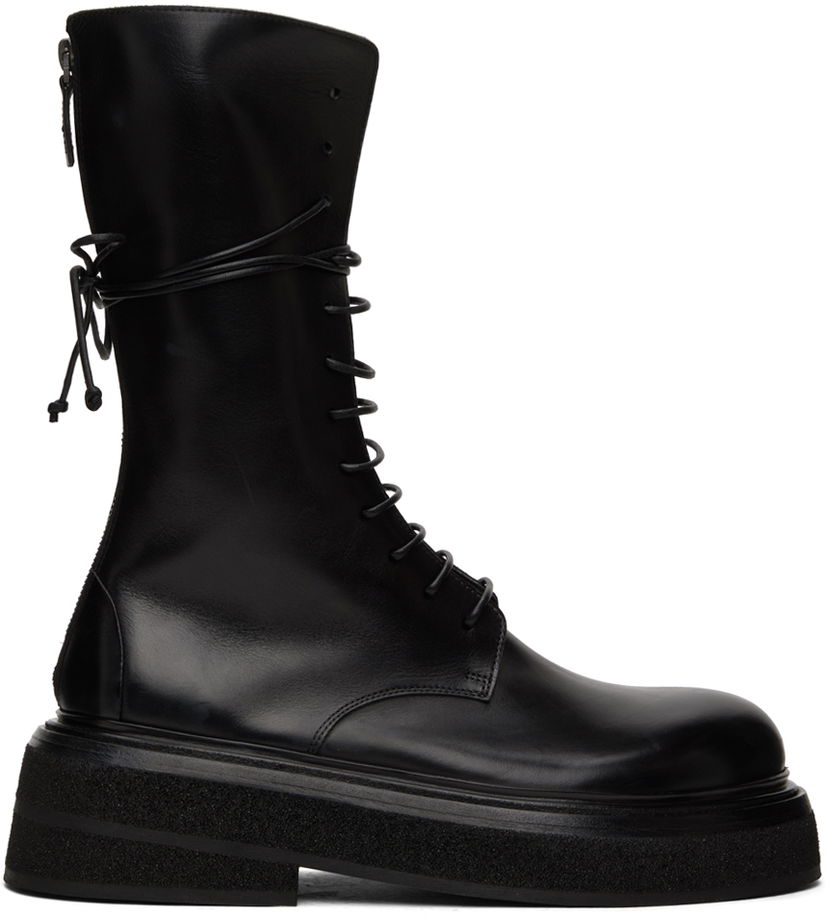 Кецове и обувки Marsèll Marsèll Zuccone Lace-Up Boots Черно | MM4278 118666