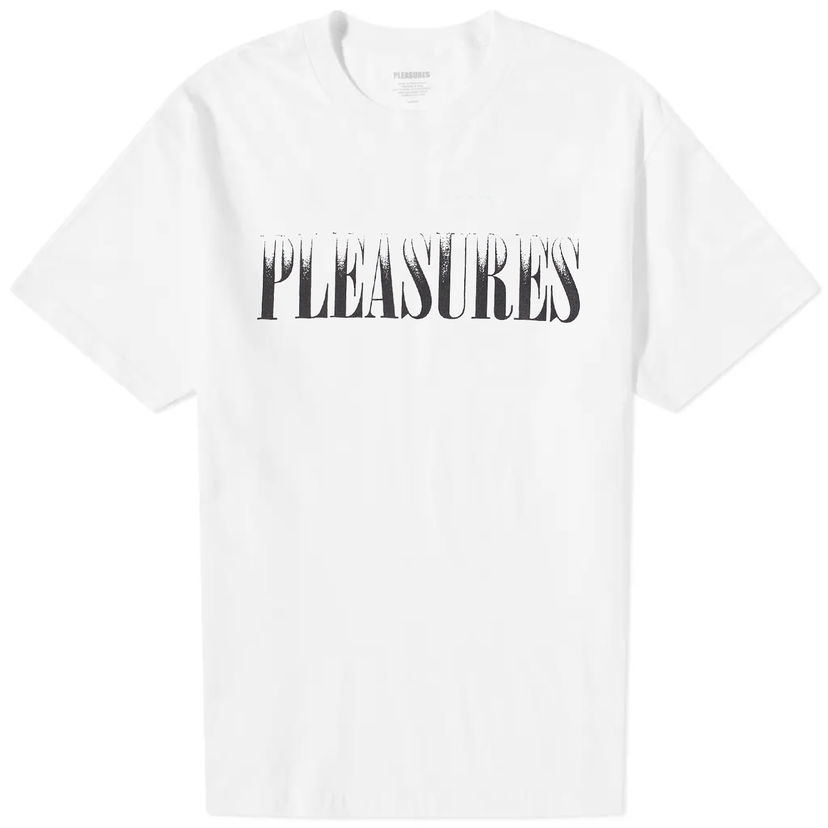 Тениска Pleasures Crumble T-Shirt Бяло | P23W054-WHT