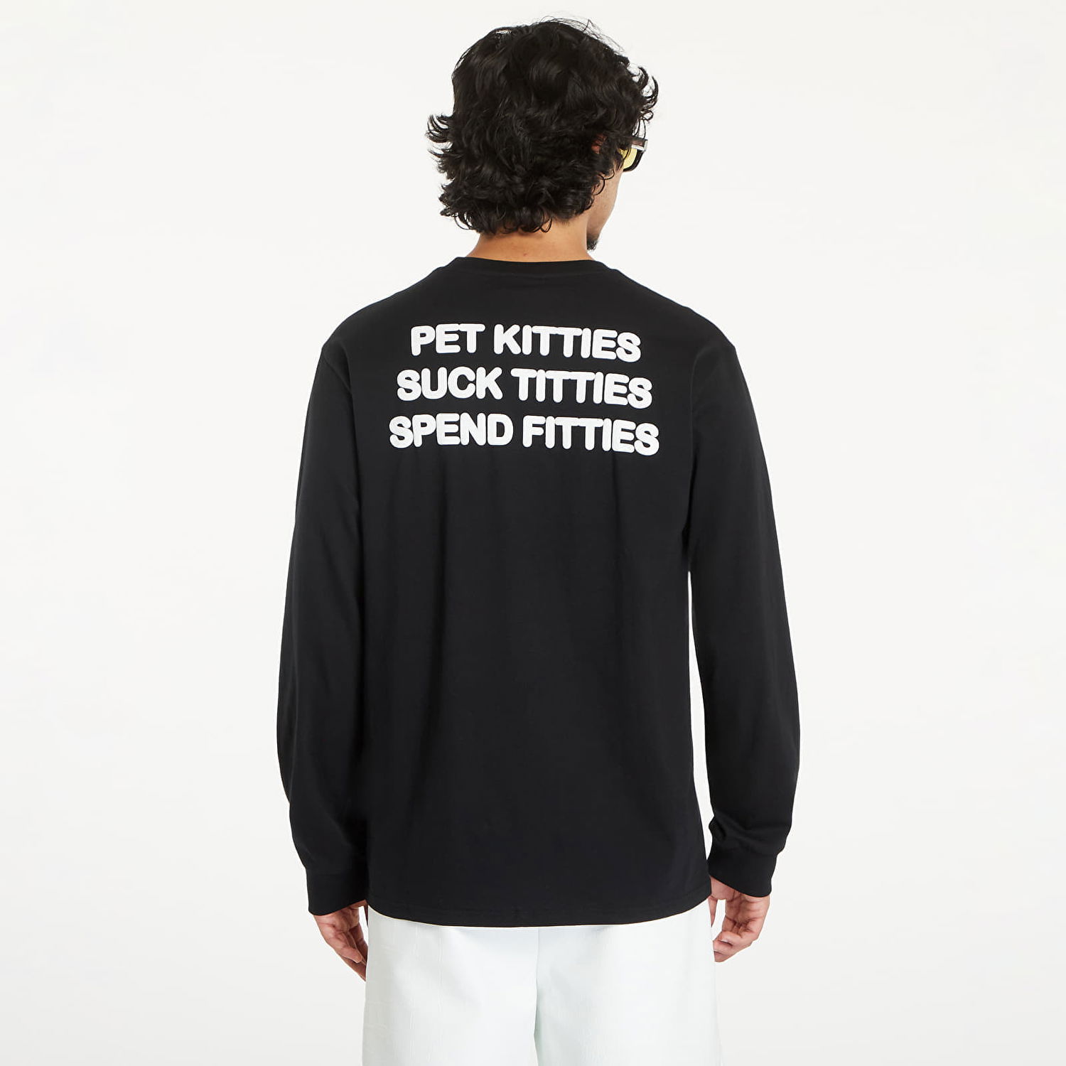 Тениска RIPNDIP Pet Kitties Long Sleeve Tee Black Черно | RNDSUM24133, 1