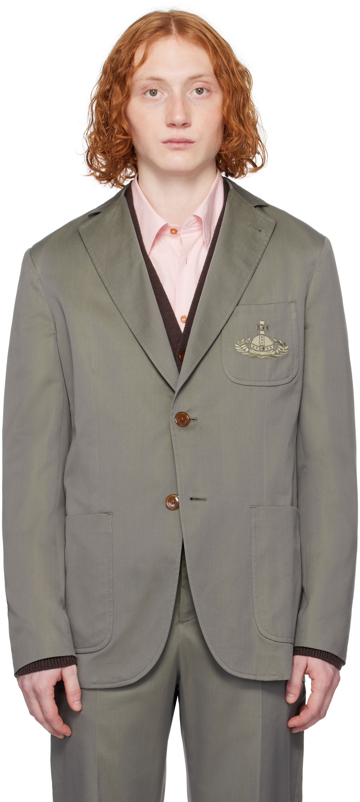 Жилетка Vivienne Westwood Vivienne Westwood Froh Blazer Зелено | 23010024-W011Z-, 0