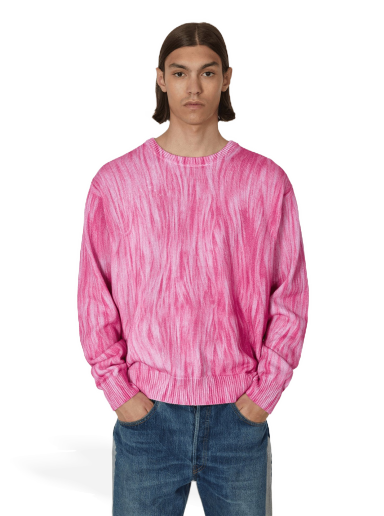 Пуловер Stüssy Printed Fur Sweater Розово | 117171 PINK