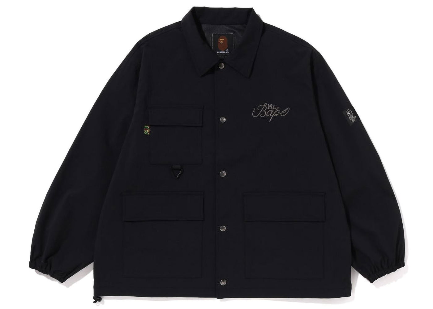 Яке BAPE Mr Bathing Ape Relaxed Fit Coach Jacket Черно | 7J30-140-001, 0