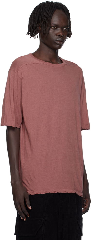 Тениска Rick Owens Rick Owens Concordians Brad T-Shirt Розово | RU02E1232 UC, 1